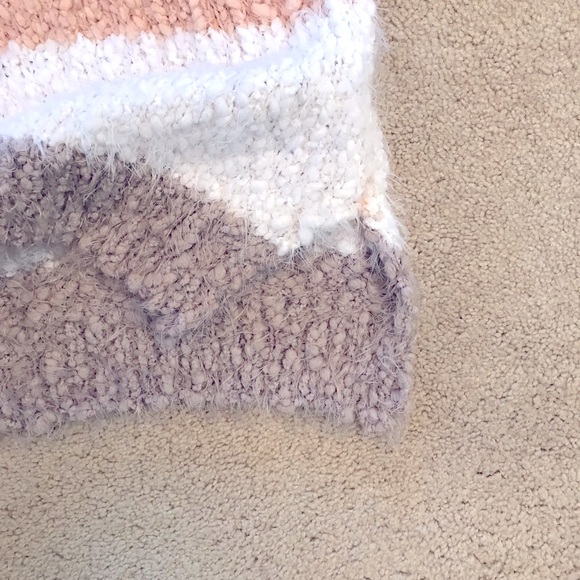 Davi Dani Tunic Long Line Sweater Womens Medium Oversized Popcorn Knit Neutrals - Picture 9 of 13